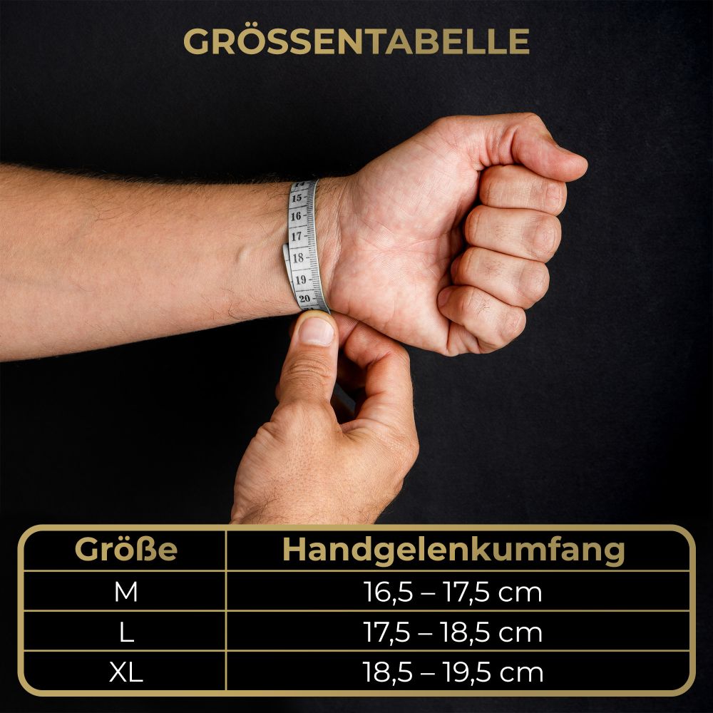 ALPENWOLF DRIFTER | Herrenarmband aus Echtleder | Schwarz