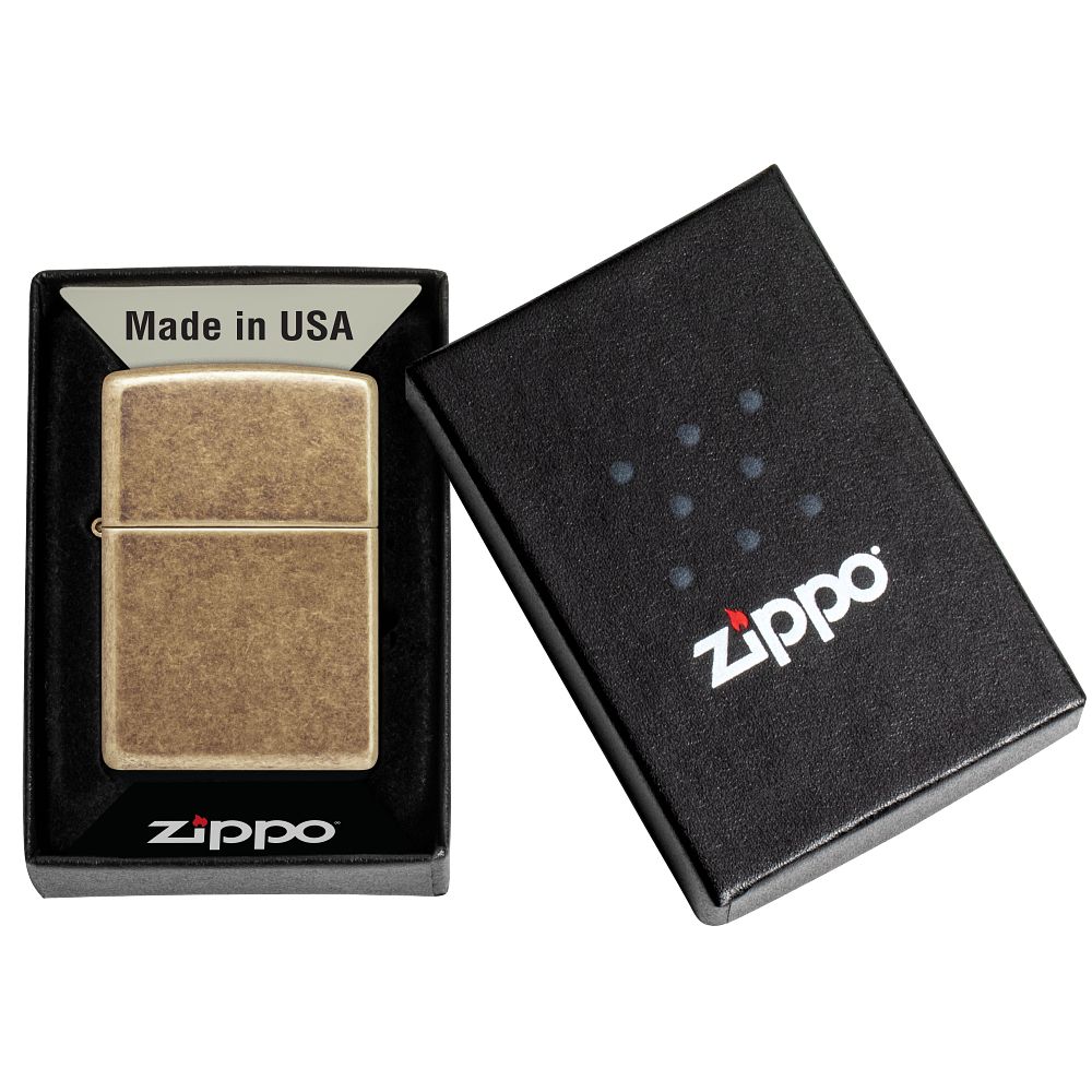 Zippo "Antique brass" | Benzinfeuerzeug - MANSHIT