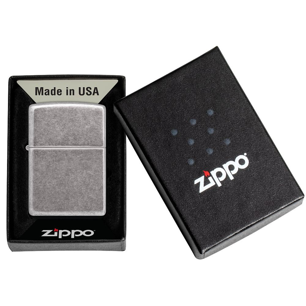 Zippo "Antique silver" | Benzinfeuerzeug - MANSHIT