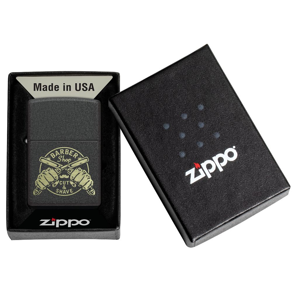Zippo "Barber shop" | Benzinfeuerzeug - MANSHIT
