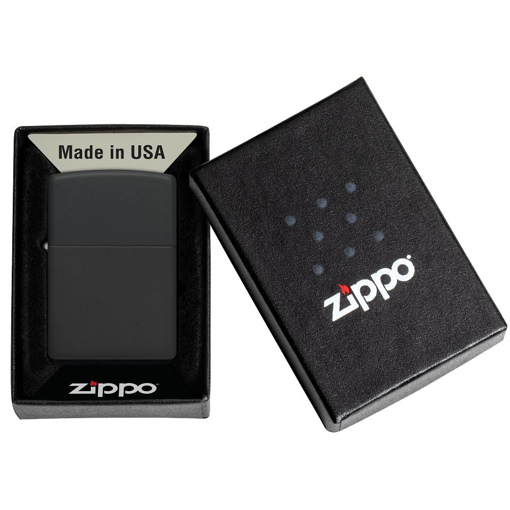 Zippo "Black matte" | Benzinfeuerzeug - MANSHIT