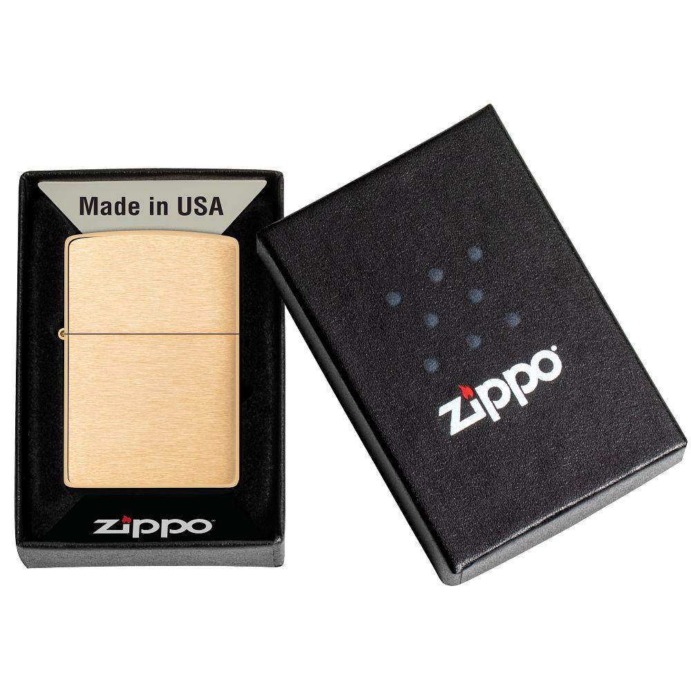 Zippo "Brass brushed" | Benzinfeuerzeug - MANSHIT
