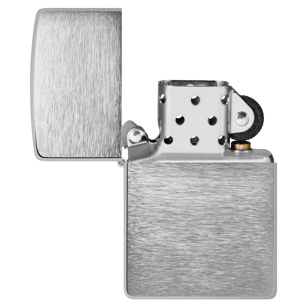Zippo "Chrome brushed" | Benzinfeuerzeug - MANSHIT
