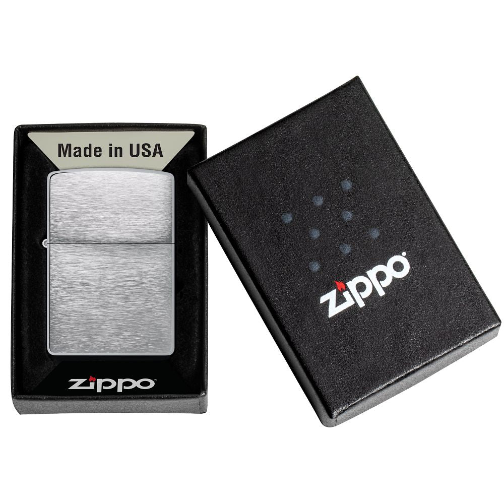 Zippo "Chrome brushed" | Benzinfeuerzeug - MANSHIT