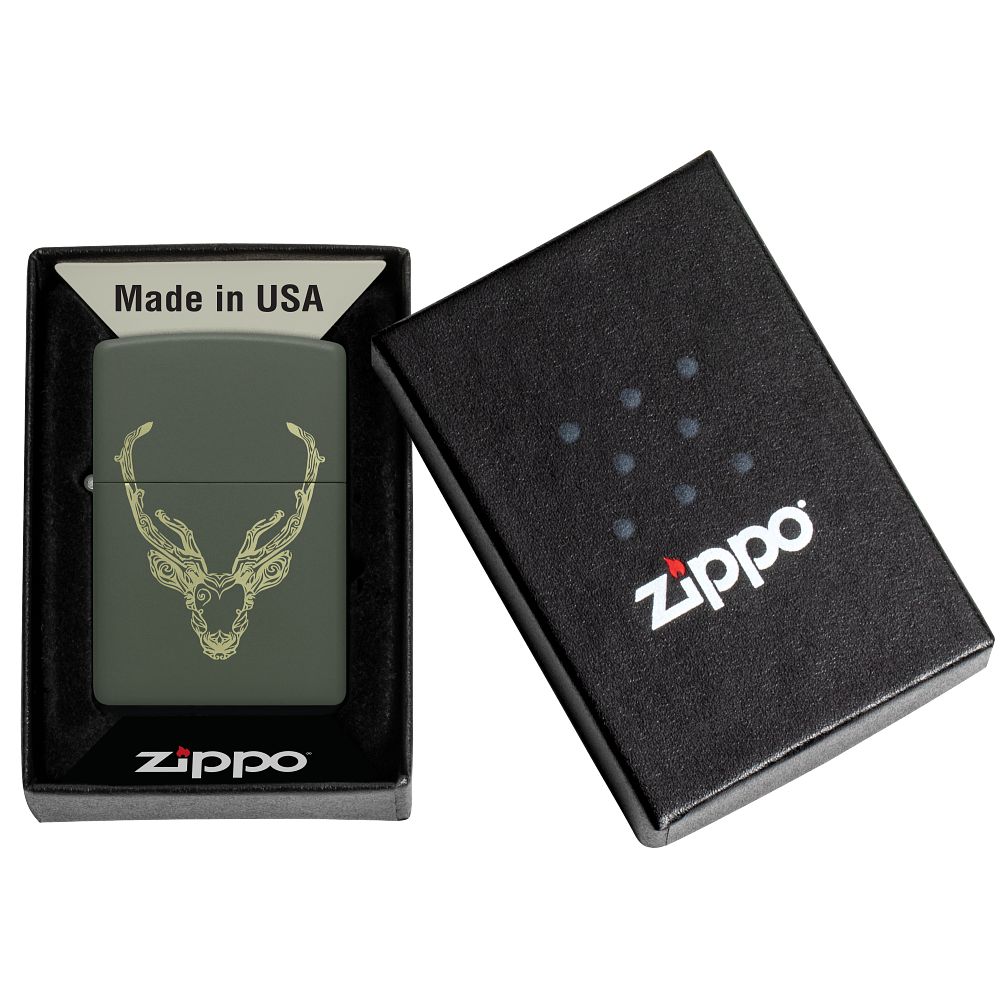 Zippo "Deer Design" | Benzinfeuerzeug - MANSHIT
