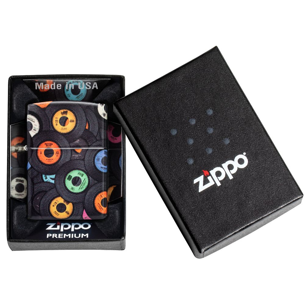 Zippo "Records design" | Benzinfeuerzeug - MANSHIT