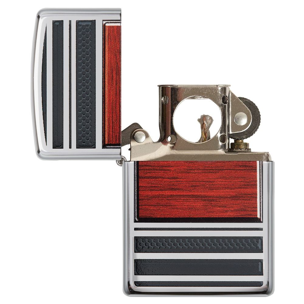 Zippo "Steel and wood" | Pfeifen-Benzinfeuerzeug - MANSHIT