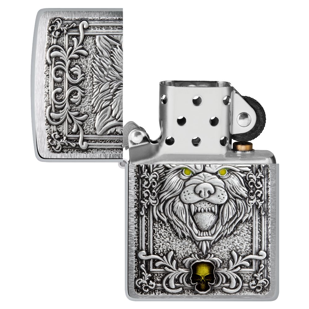 Zippo "Wolf emblem", Benzinfeuerzeug - MANSHIT