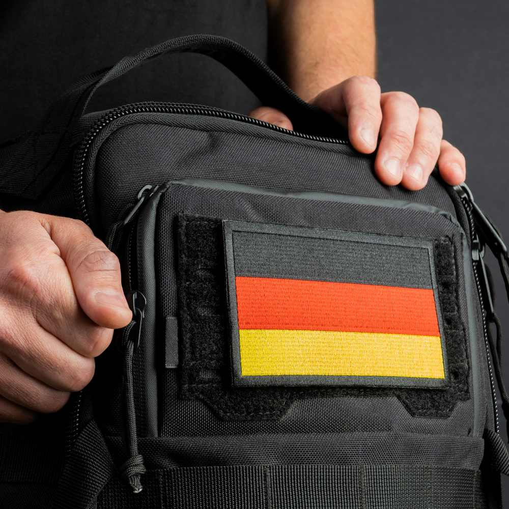 Deutschland Patch Klassisch Gestickt - Verschiedene Größen