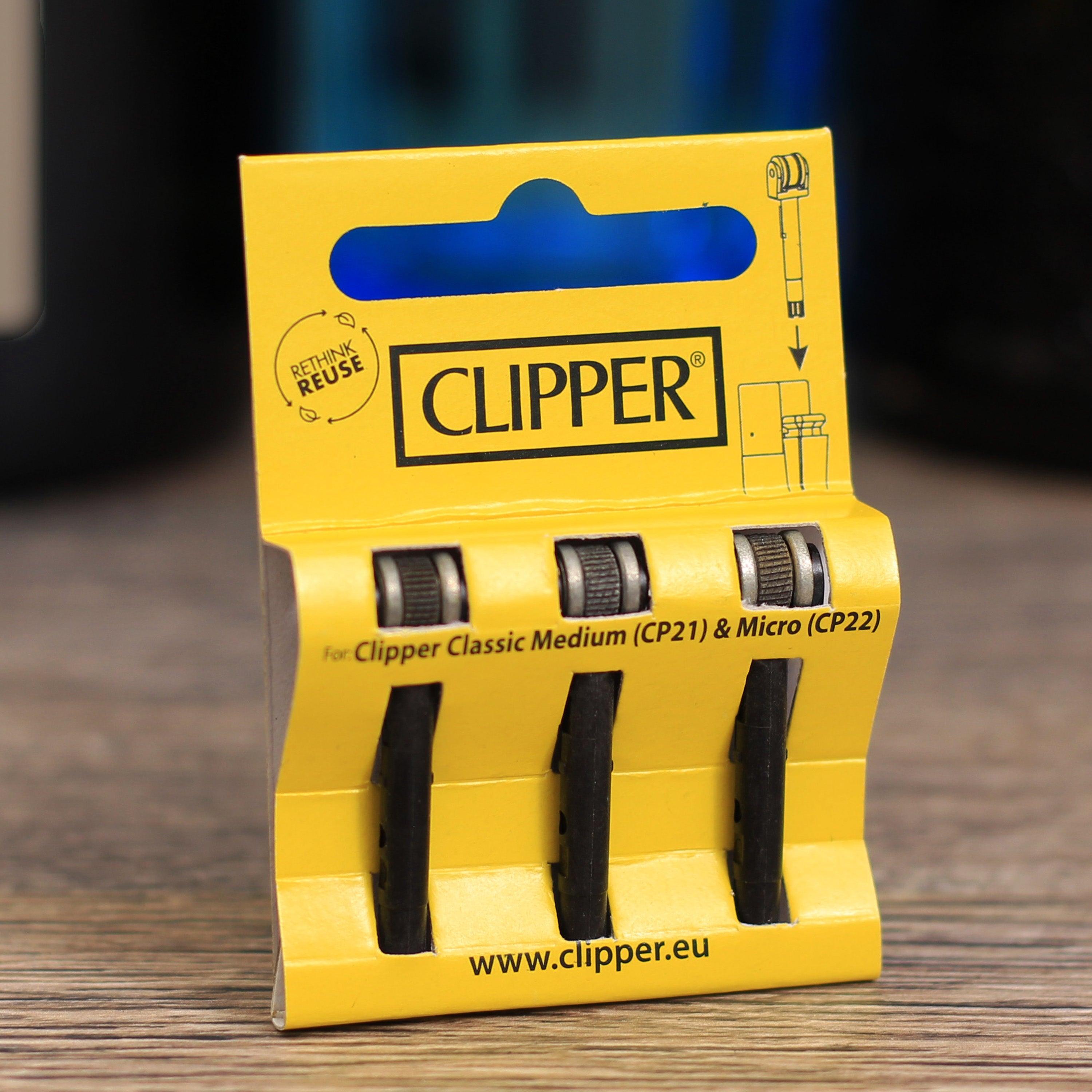 Clipper Flint-System Micro | für 63 mm Clipper Feuerzeug | 3 Stück - MANSHIT